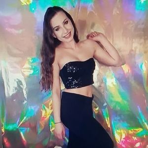 *SOLD* Pink VS Sparkly Crop Top *SOLD*